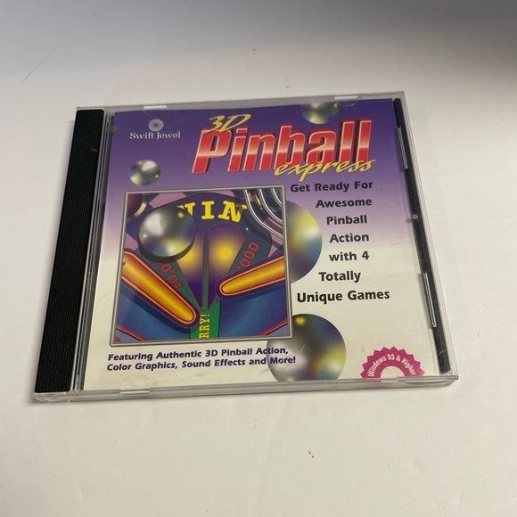 Other - 3D Pinball Express Brand: Swift Jewel CD-ROM Windows 95 or Higher ~